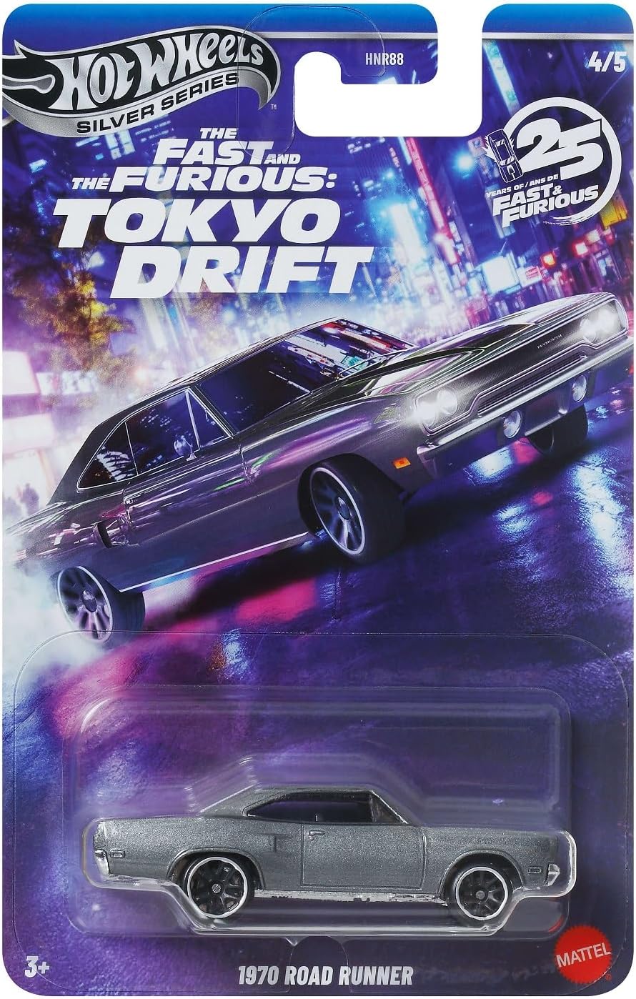 Mattel Hot Wheels Silver Series , The Fast & Furious: Tokyo Drift - 1970 Road Runner