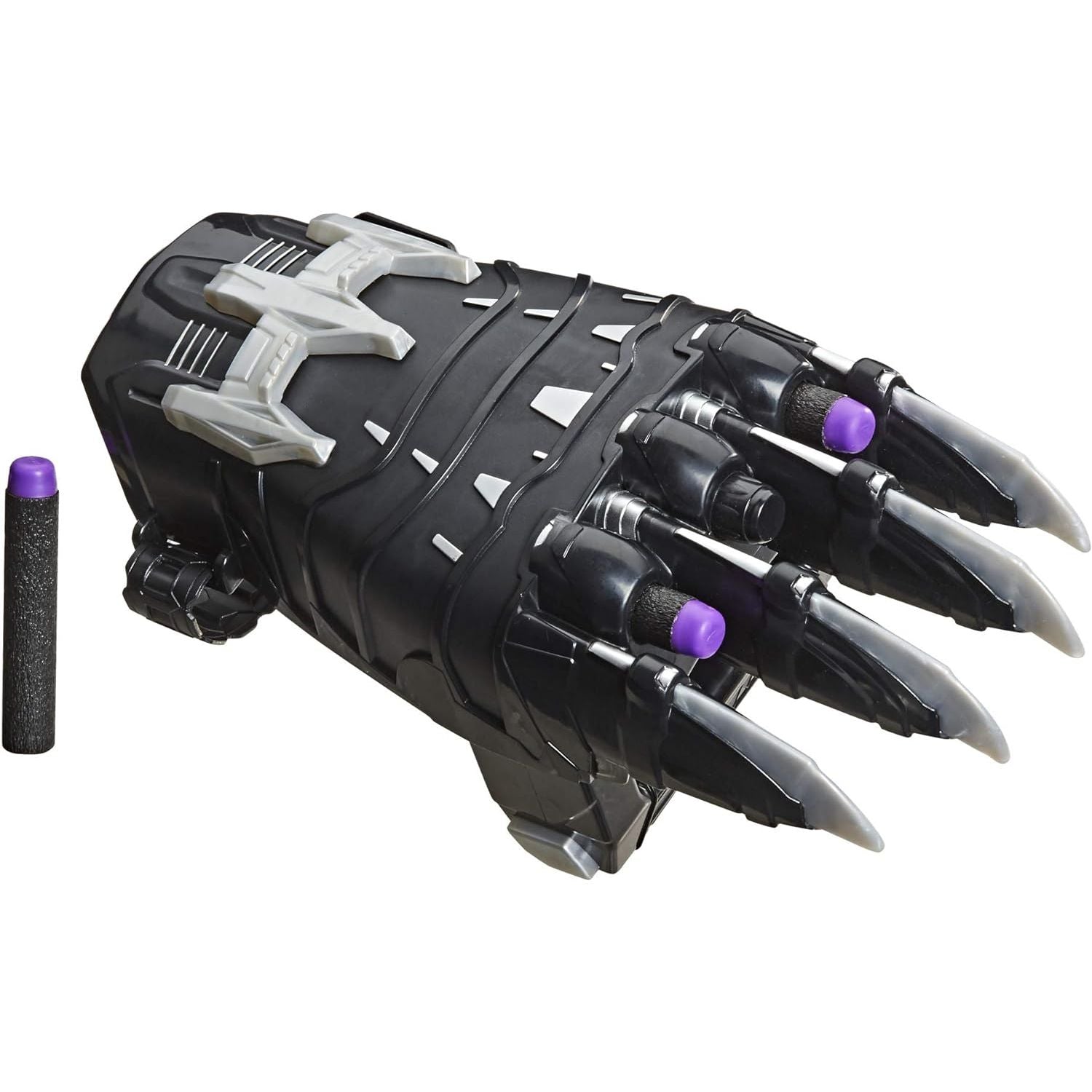 Hasbro NERF Power Moves Marvel Avengers Black Panther Power Slash Claw Dart-Launching Toy for Kids Roleplay