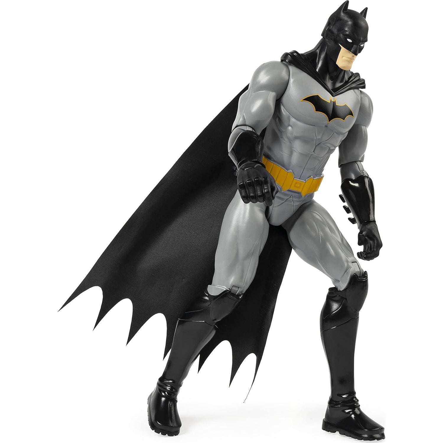 DC Comics Batman 12-inch Bat-Tech Batman Action Figure (Black/Grey Suit)