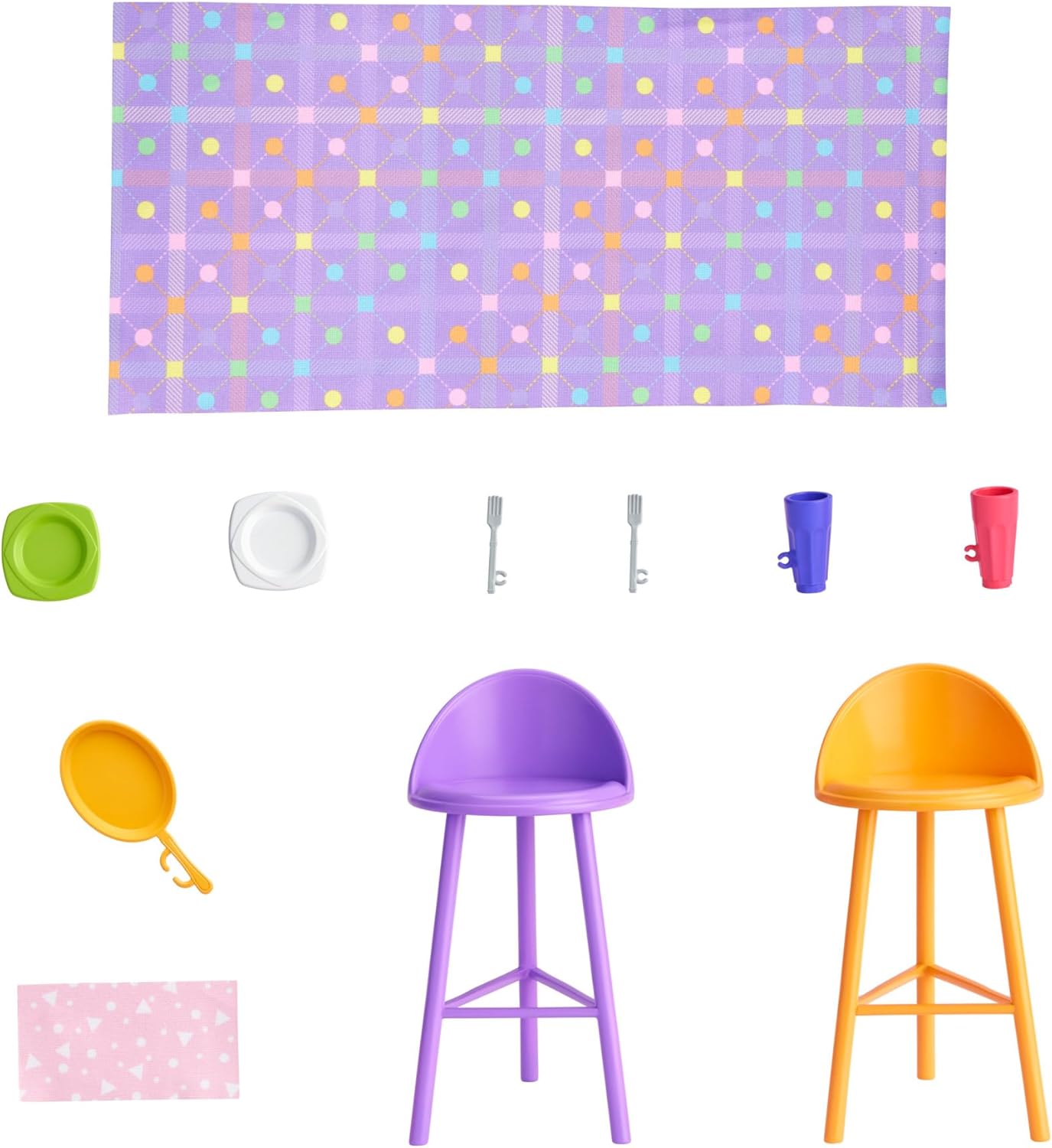 Mattel Barbie Getaway House, Doll House Playset With 4 Play Areas And 11 Decor Accessories & Doll