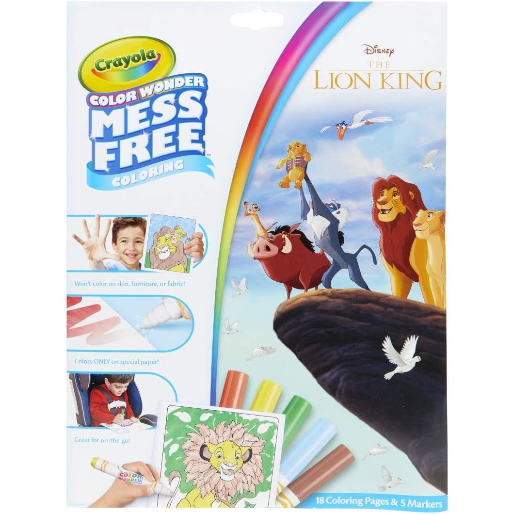 Crayola Color Lion King Pages & Markers Color Wonder Pad and Markers