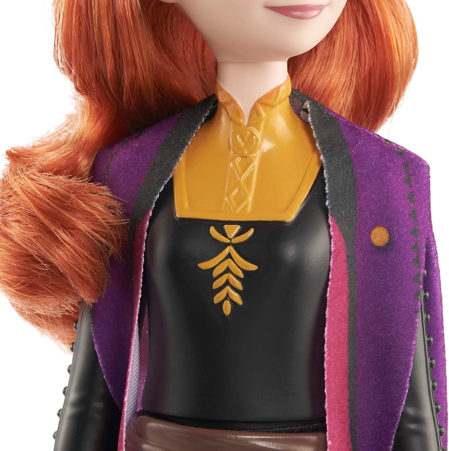 Mattel Disney Frozen Toys, Anna Fashion Doll & Accessory with Signature Look, Inspired by the Frozen 2 Movie