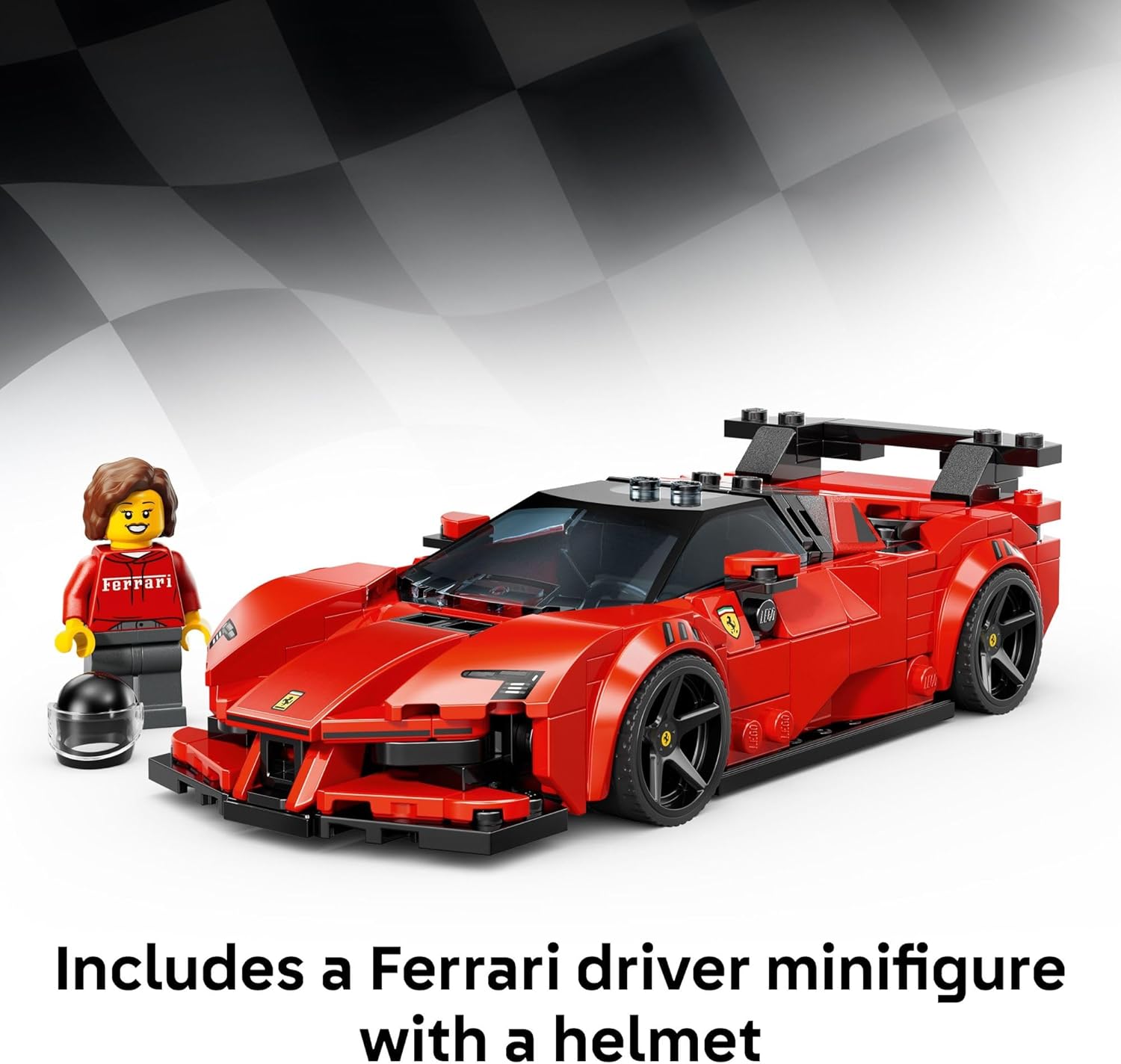 LEGO Speed Champions Ferrari SF90 XX Stradale Sports Car Building Toy for Kids - Building Set W/Ferarri Driver Minifigure for Boys & Girls, Ages 9+ - Gift Idea for Birthdays - 77254