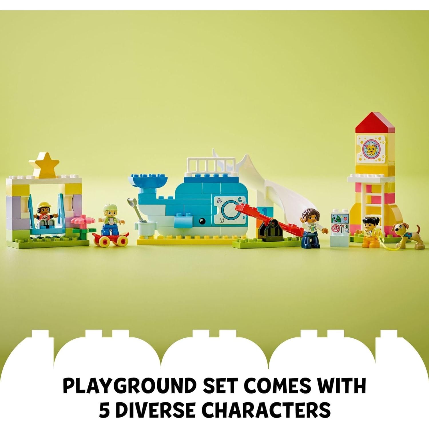 LEGO DUPLO Town Dream Playground 10991 Building Toy Set for Toddlers