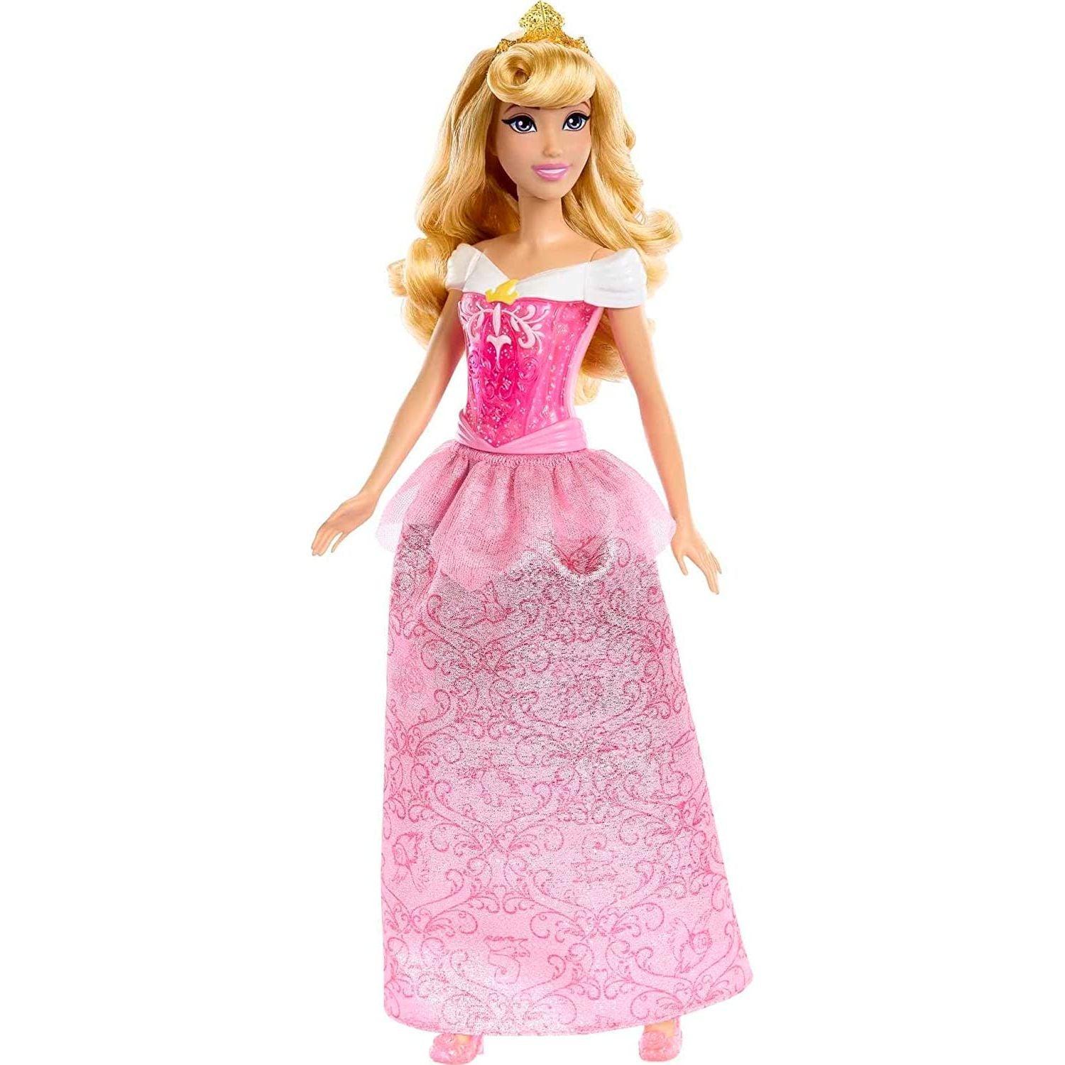 Mattel Disney Princess Royal Shimmer Aurora Doll With Skirt & Accessories - BumbleToys - 5-7 Years, Disney Princess, Fashion Dolls & Accessories, Girls, Pre-Order