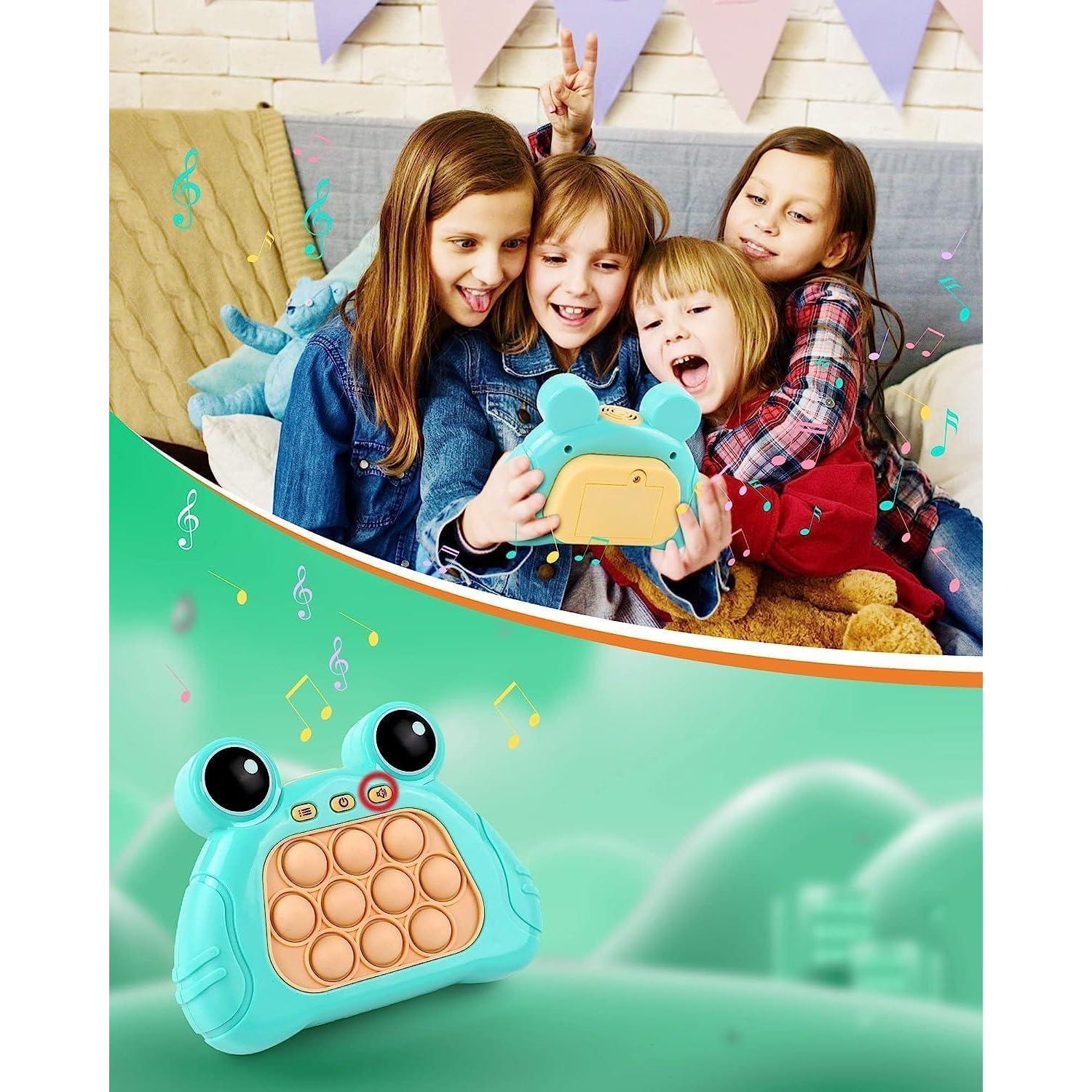 لعبة الدفع السريع الذكية للأطفال، لعبة بوبيت فيدجيت، بوب إت، المنبثقة، لعبة بناء الذاكرة، لعبة القضاء على التوتر، لعبة فيدجيت - وردي