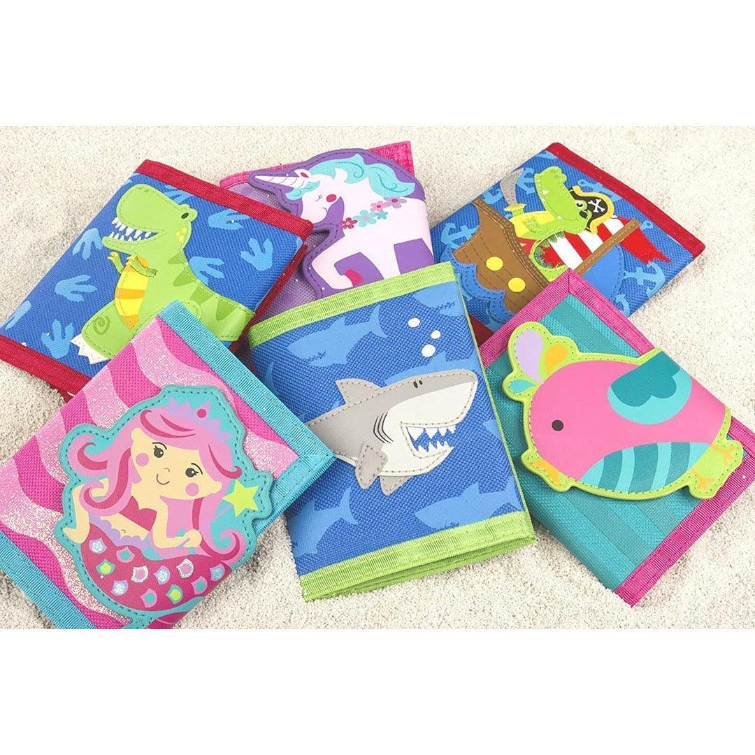 Stephen Joseph Kids Wallet One Size - Butterfly Floral - BumbleToys - 14 Years & Up, 5-7 Years, 8-13 Years, Bags, Characters, Girls, Mermaid, Stephen Joseph, Stephen Joseph 2023, Wallet