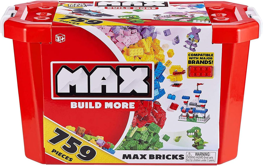 Zuru MAX BUILD MORE Construction Value Brick Set – 759 Pieces