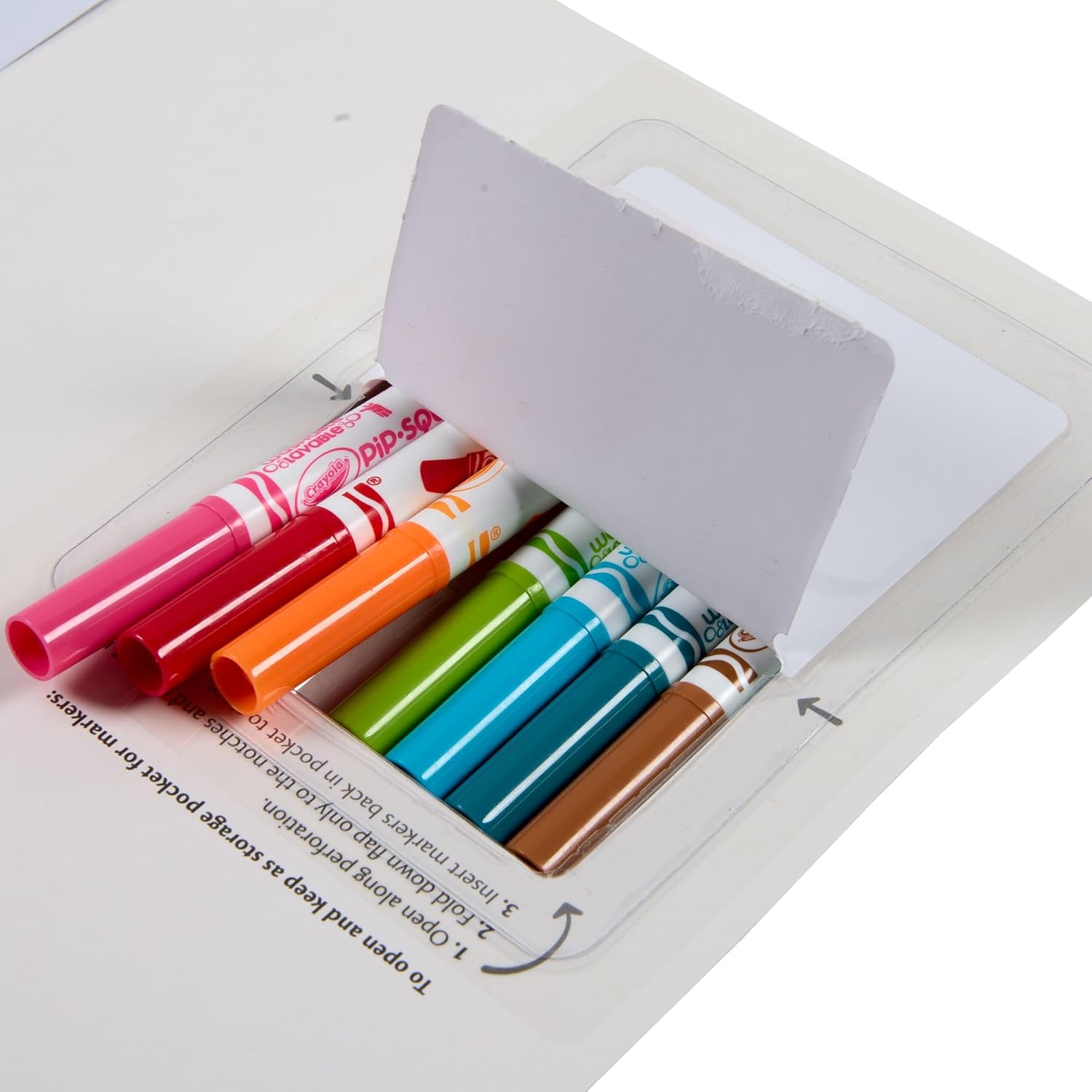 Crayola Lilo & Stitch Activity & Coloring Album, 32 Colouring Pages and 7 Mini Washable Felt Tip Pens