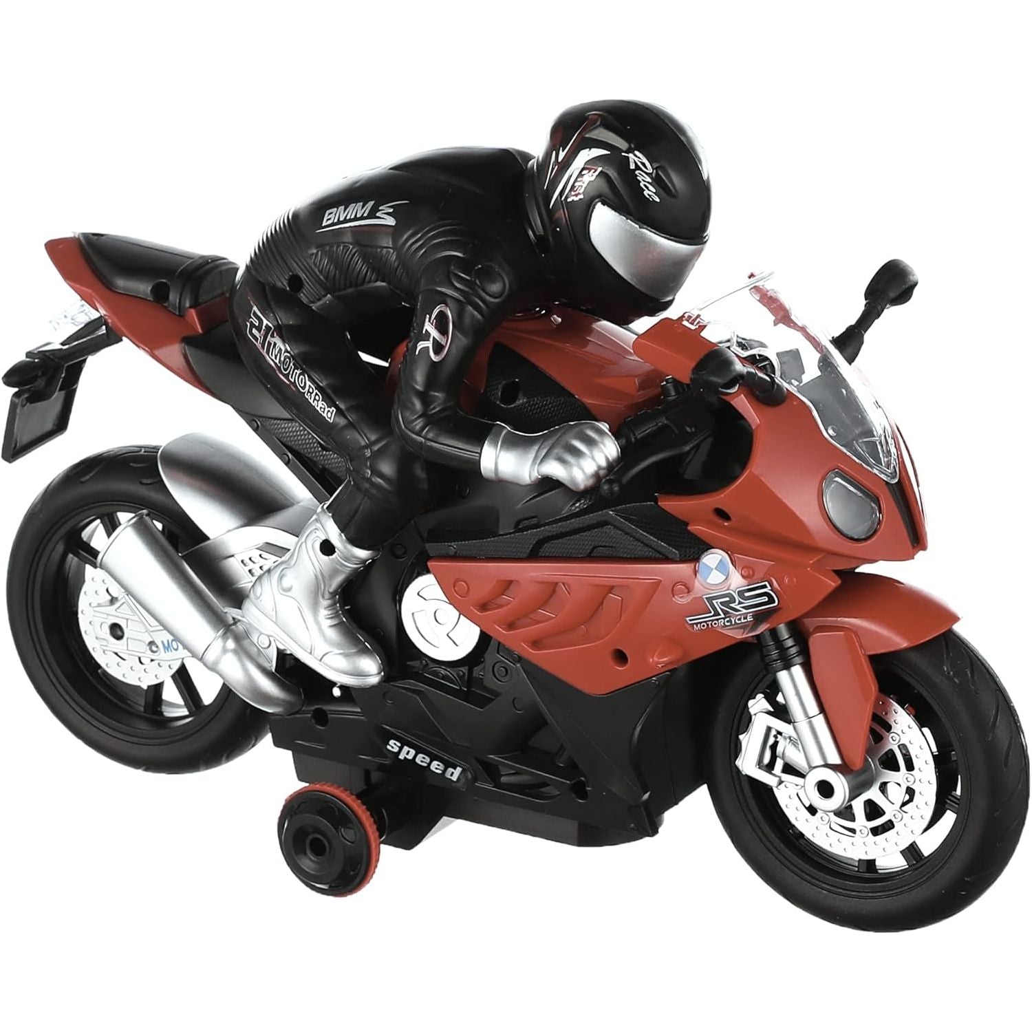 Biker Moto JACK SPRATT R/C 1:20 Motorbike With Light And Music With Usb Charger