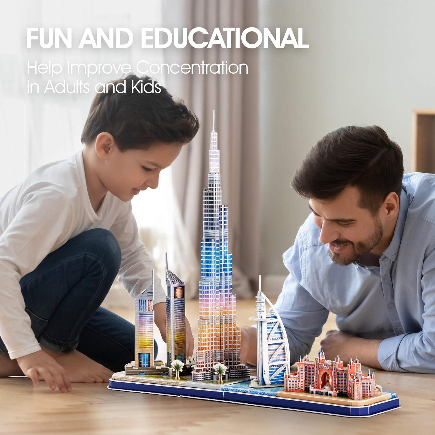 CubicFun  LED Dubai Cityline 3D Puzzles