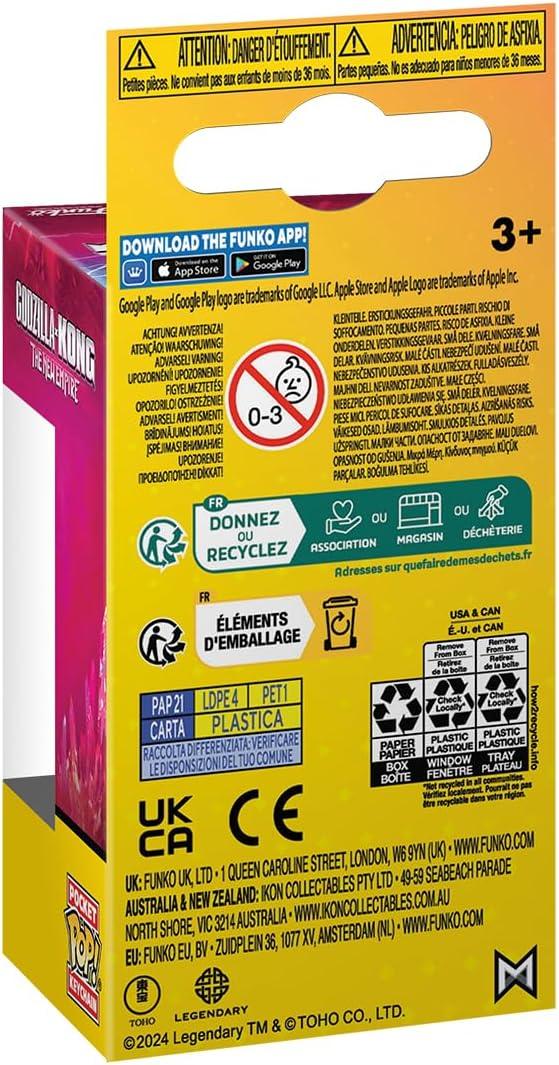 Funko Pop! Keychain Godzillla x Kong: The New Empire - Godzilla