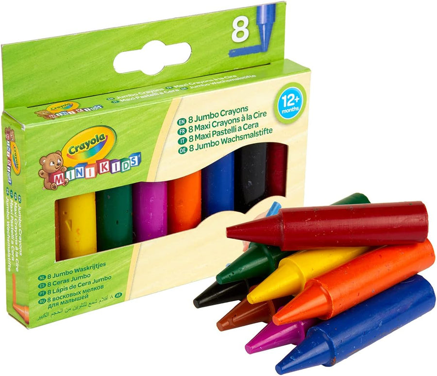 Crayola Maxi Wax Jumbo Crayons 8 Assorted Colors