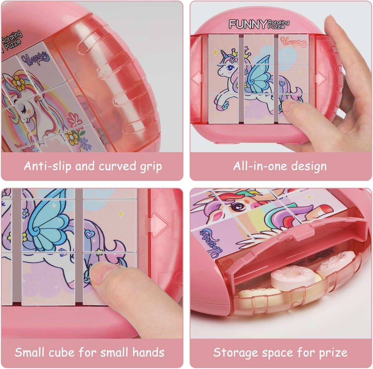 Fullware 3×3 Rotating Puzzle for Kids - Unicorn