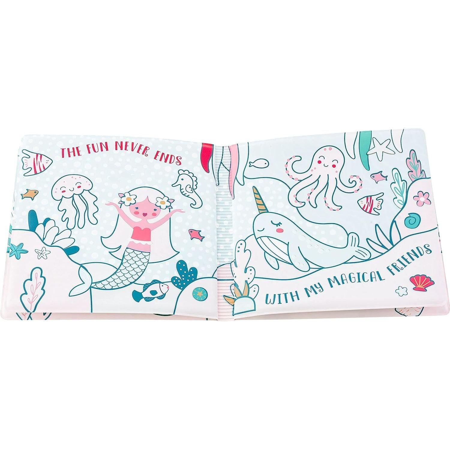 Stephen Joseph, Floating Color Changing Bathtime Book, Toddler Bath Toys