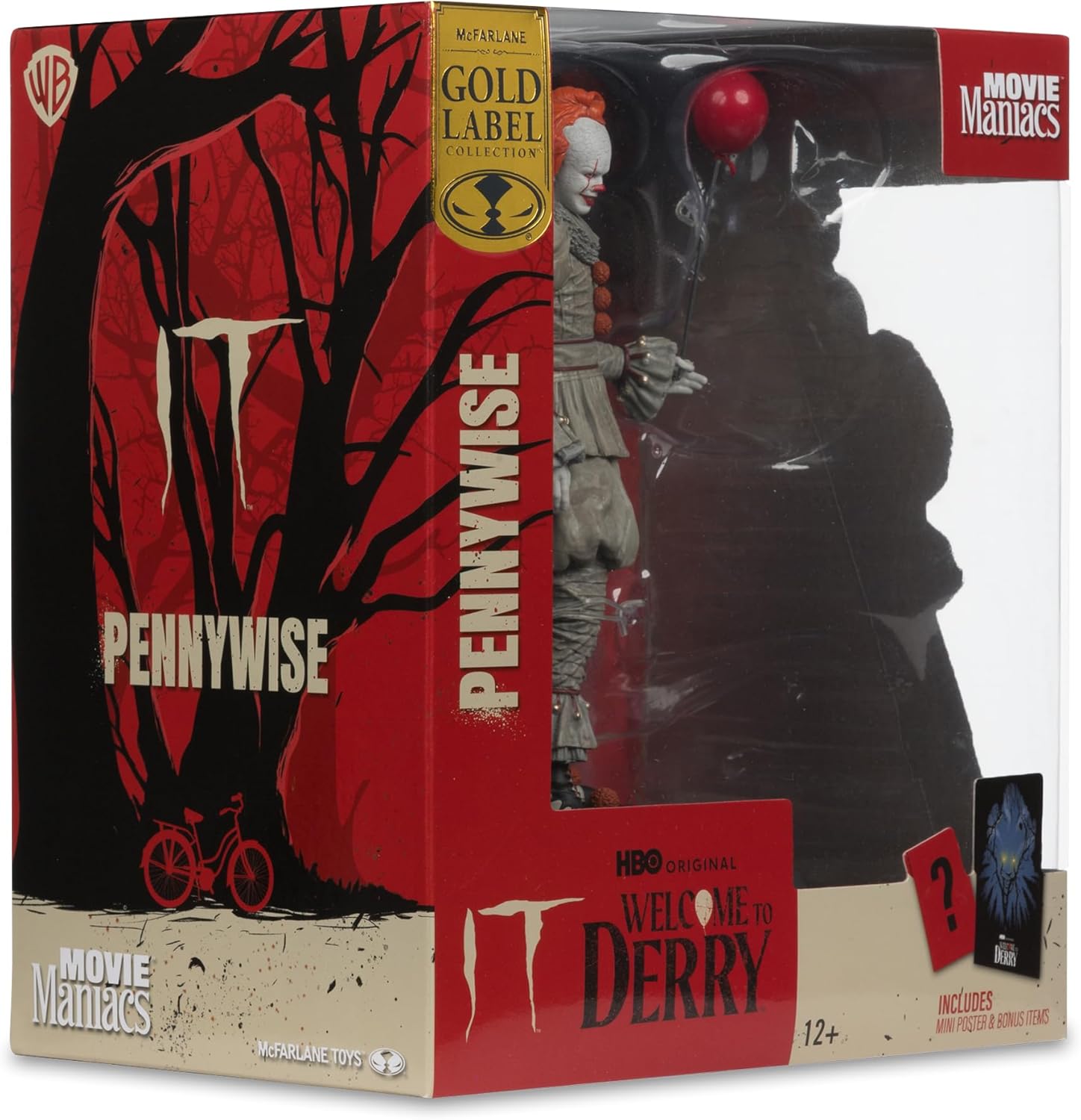 McFarlane Toys- Pennywise (Welcome to Derry) 6in Posed Figure Gold Label