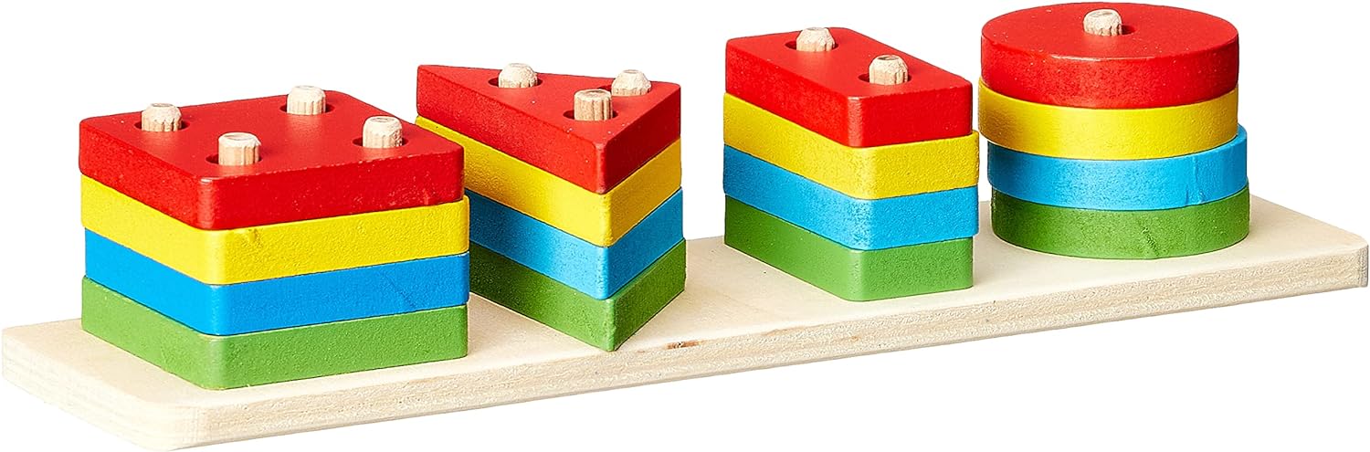 Wooden Educational Geometric Sorter for Kids