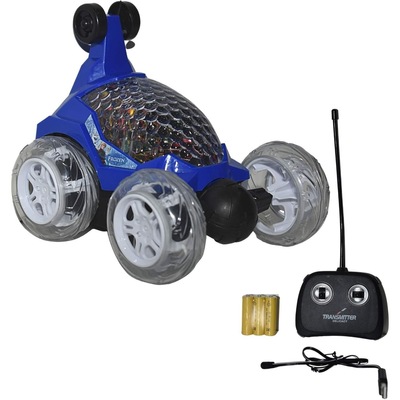 Frozen 360° Rotating Acrobatic Car with Light, Music and Remote Control