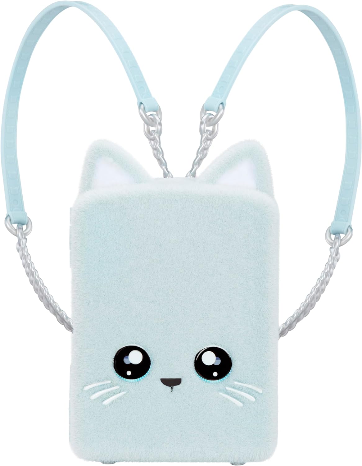 Na! Na! Na! Surprise Mini Backpack Series 2 Khloe Kitty Fashion Doll, Fuzzy White Kitty Backpack, Gift for Kids