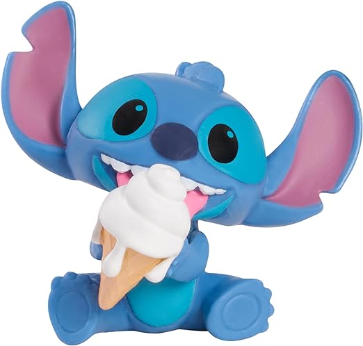 Disney Stitch Feed Me 6-piece Collectible Figure Set, Premium Collector Package, Kids Toys for Ages 3 Up