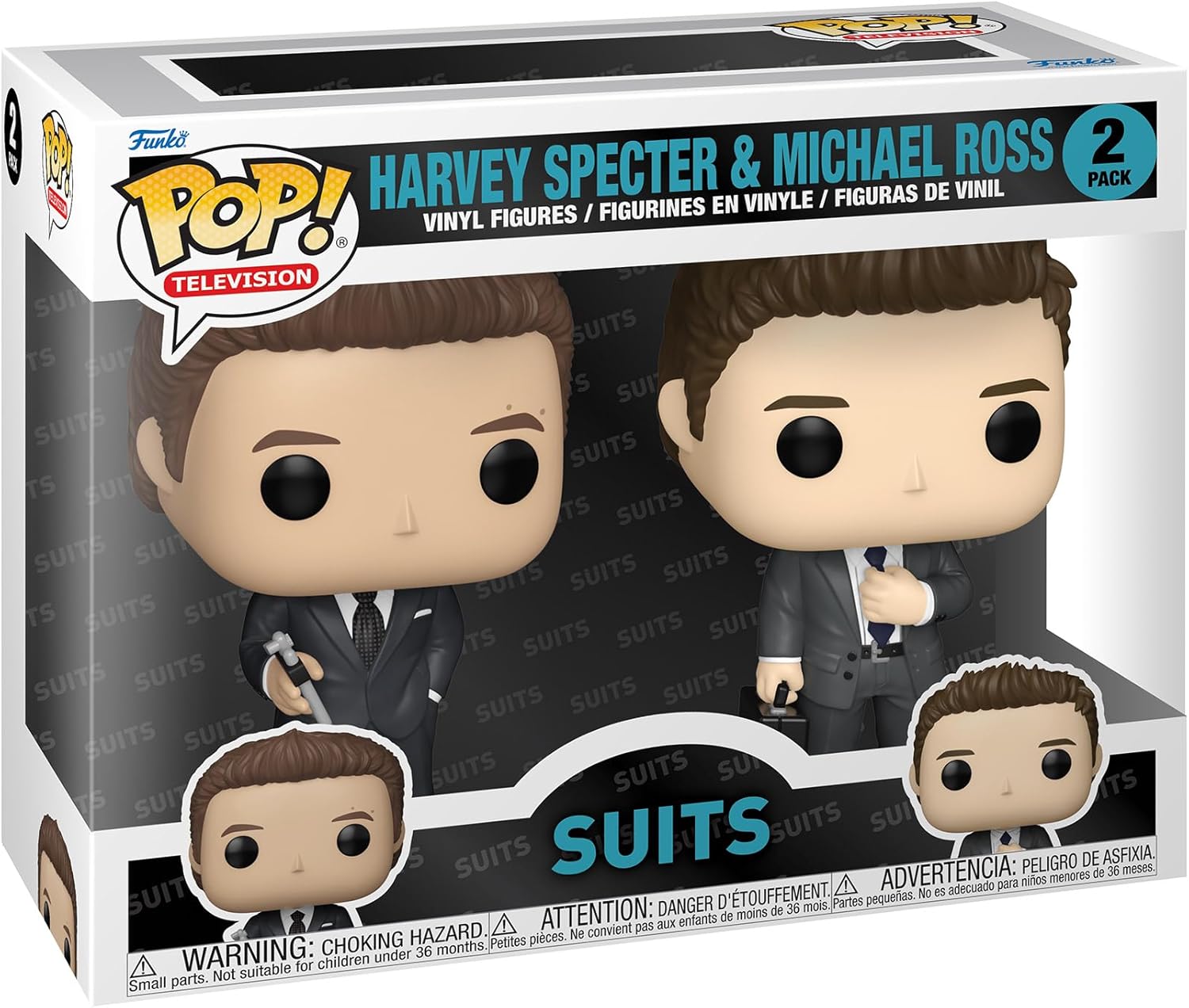 Funko Pop Television: Suits - Harvey and Michael, 2-Pack