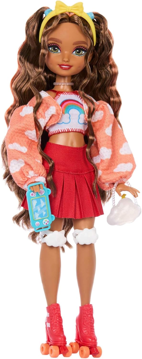 Mattel Barbie Dream Besties Doll and Accessories, Barbie Teresa Mobile Doll with Blonde Hair, 9 Video Game Themed Accessories