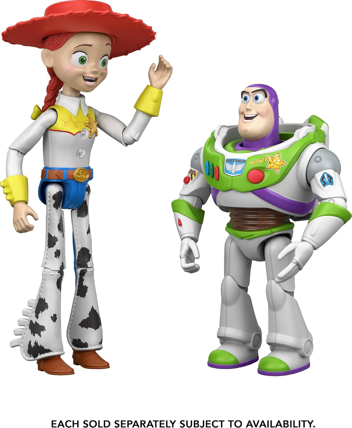 Mattel Disney and Pixar Toy Story 5 Interactables Figure, Buzz Lightyear 7 Inch Playscale, Movie Phrases & Converses with Other Characters in Line