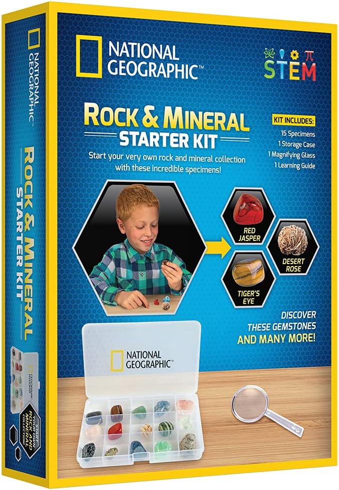 National Geographic - Rock and Mineral Starter Kit - 15pc