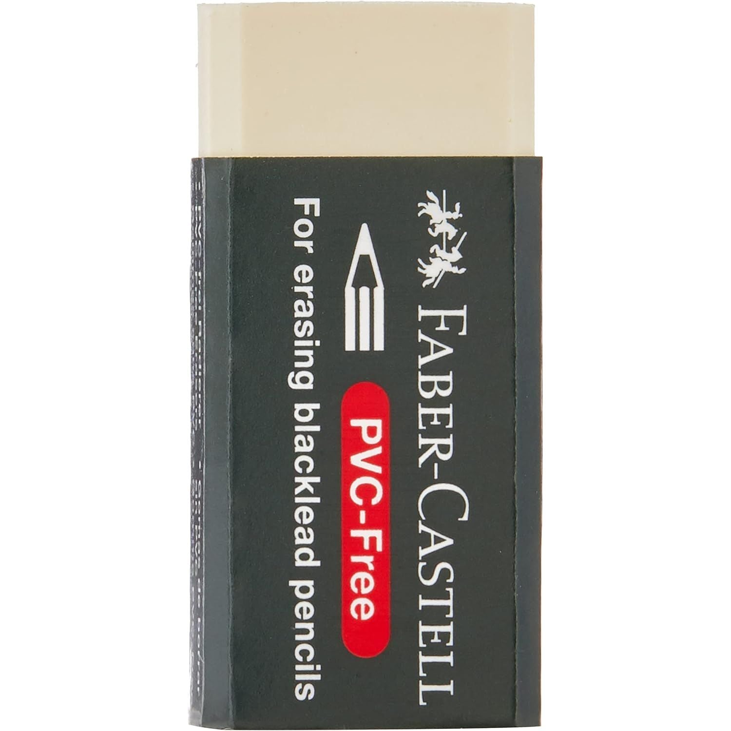 Faber-Castell Eraser Pack of 30 PVC Free White