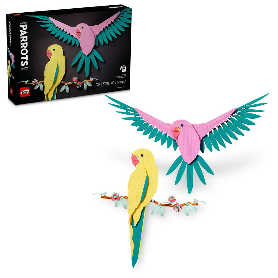 LEGO Art The Fauna Collection – Macaw Parrots (31211)