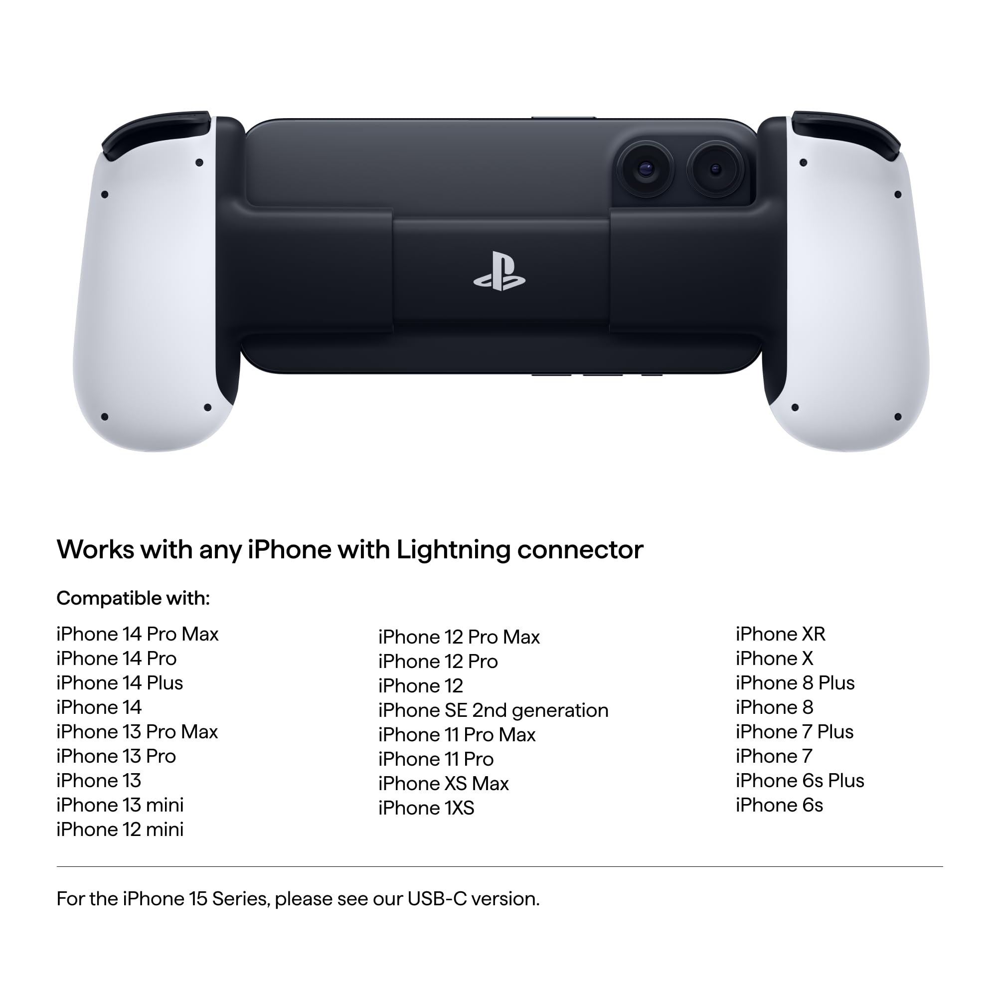 BACKBONE One Mobile Gaming Controller for Android and iPhone 15/16 Series (USB-C) - 2nd Gen