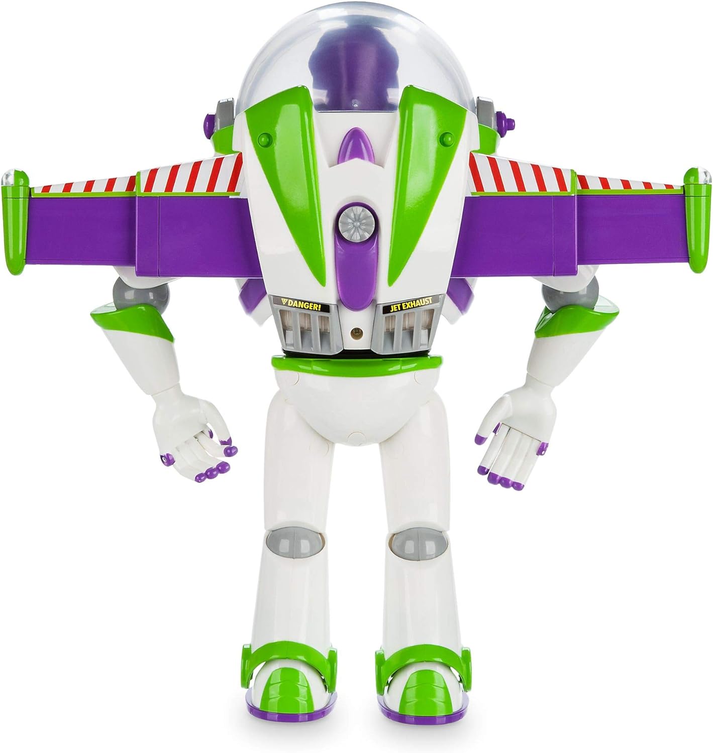 Disney Store Official Buzz Lightyear Interactive Talking Action Figure from Toy Story, Features 10+ English Phrases, Interacts with Other Figures and Toys