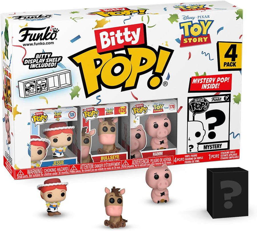 Funko Bitty Pop! Cartoon Animation: Disney Pixar - Toy Story - Jessie 4-Pack