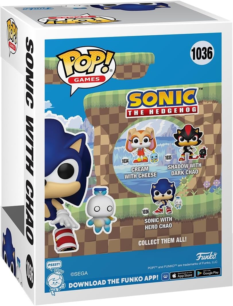 Funko Pop! Games Sonic the Hedgehog figure collection packaging