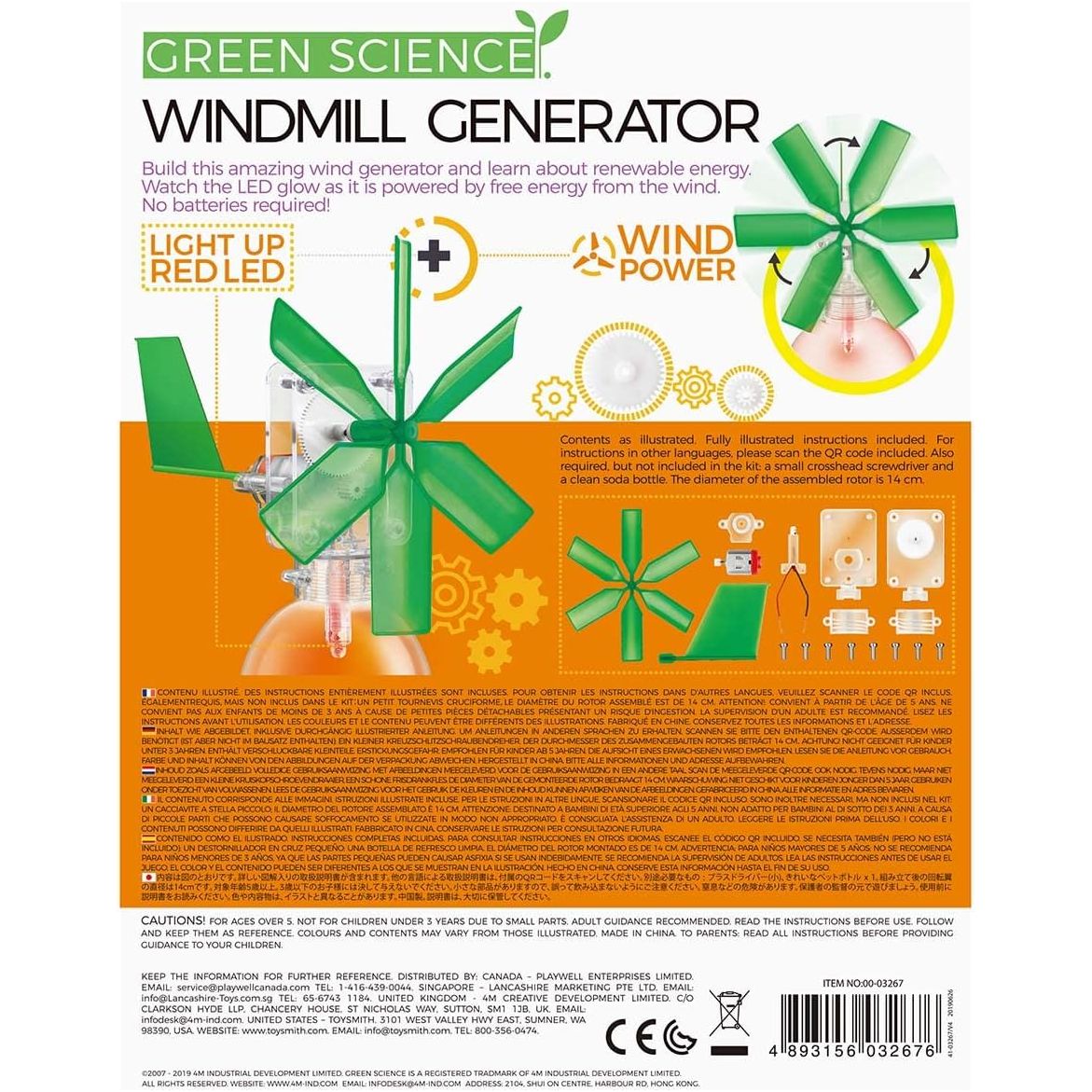 4M Green Science - Windmill Generator