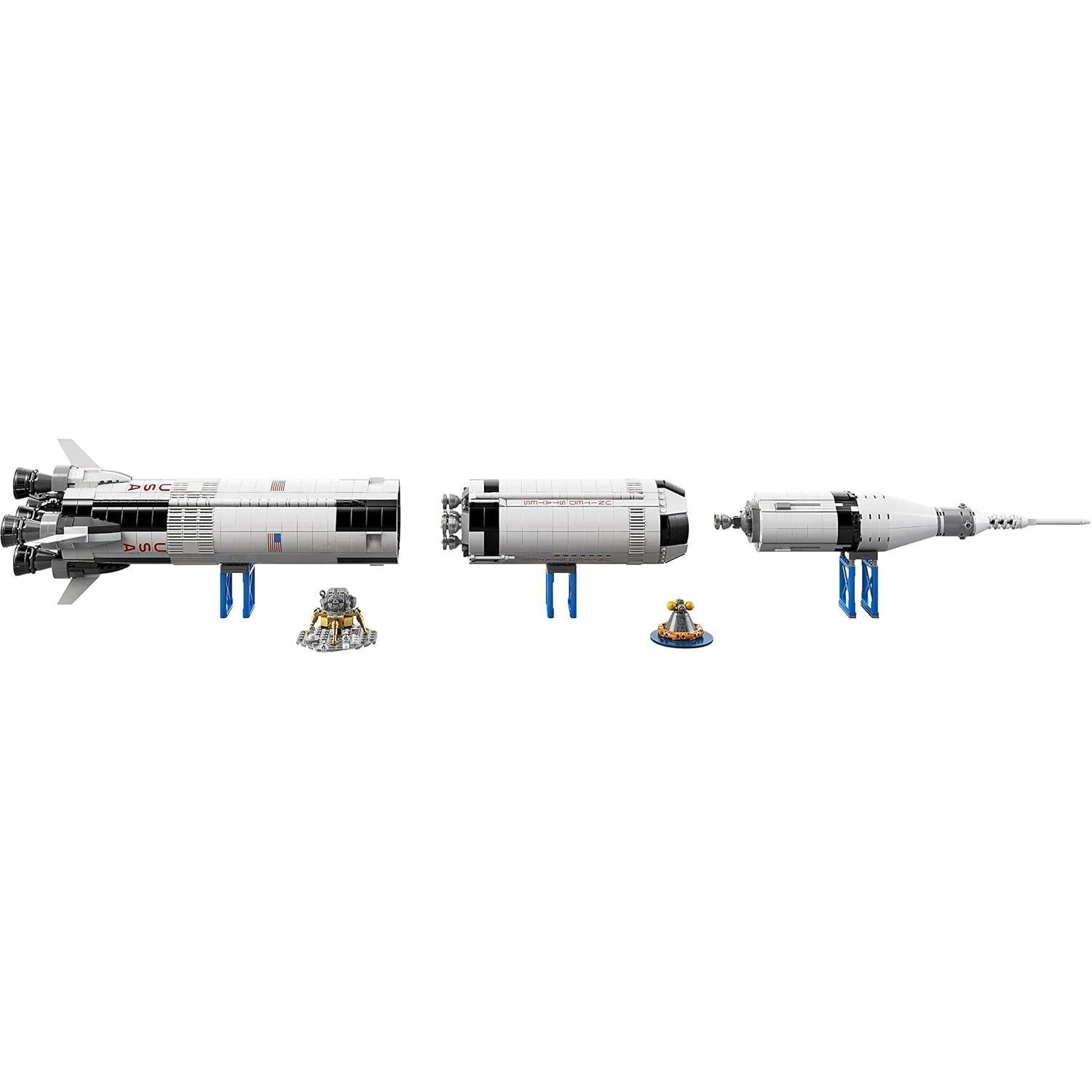 LEGO Ideas 92176  NASA Apollo Saturn V Outer Space Model Rocket for Kids and Adults, Science Building Kit (1969 Pieces)