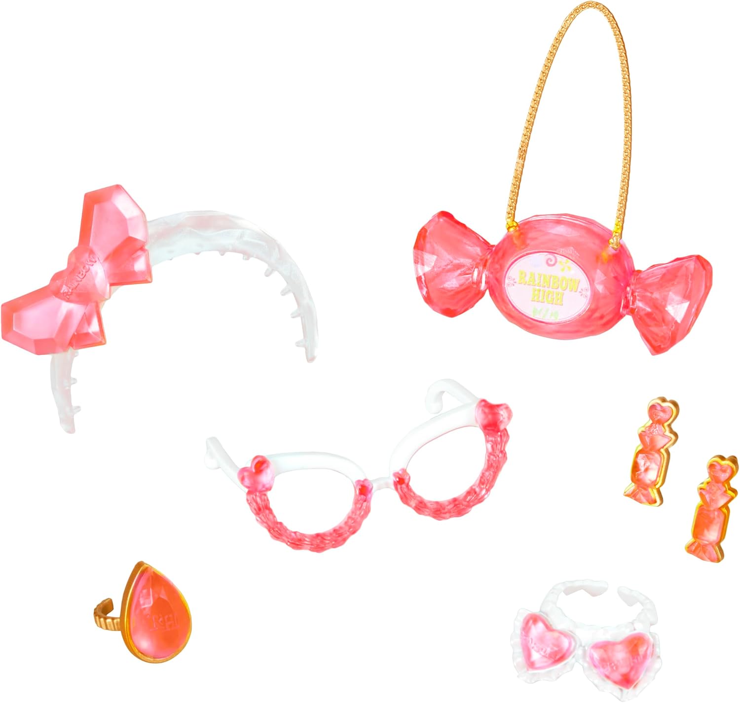 RAINBOW HIGH Creative Crystals Bella 28 cm Pink Mannequin Doll with Crystal Accessory Kit for You, Resin Game, Gift for 8+ Years, Non-Edible