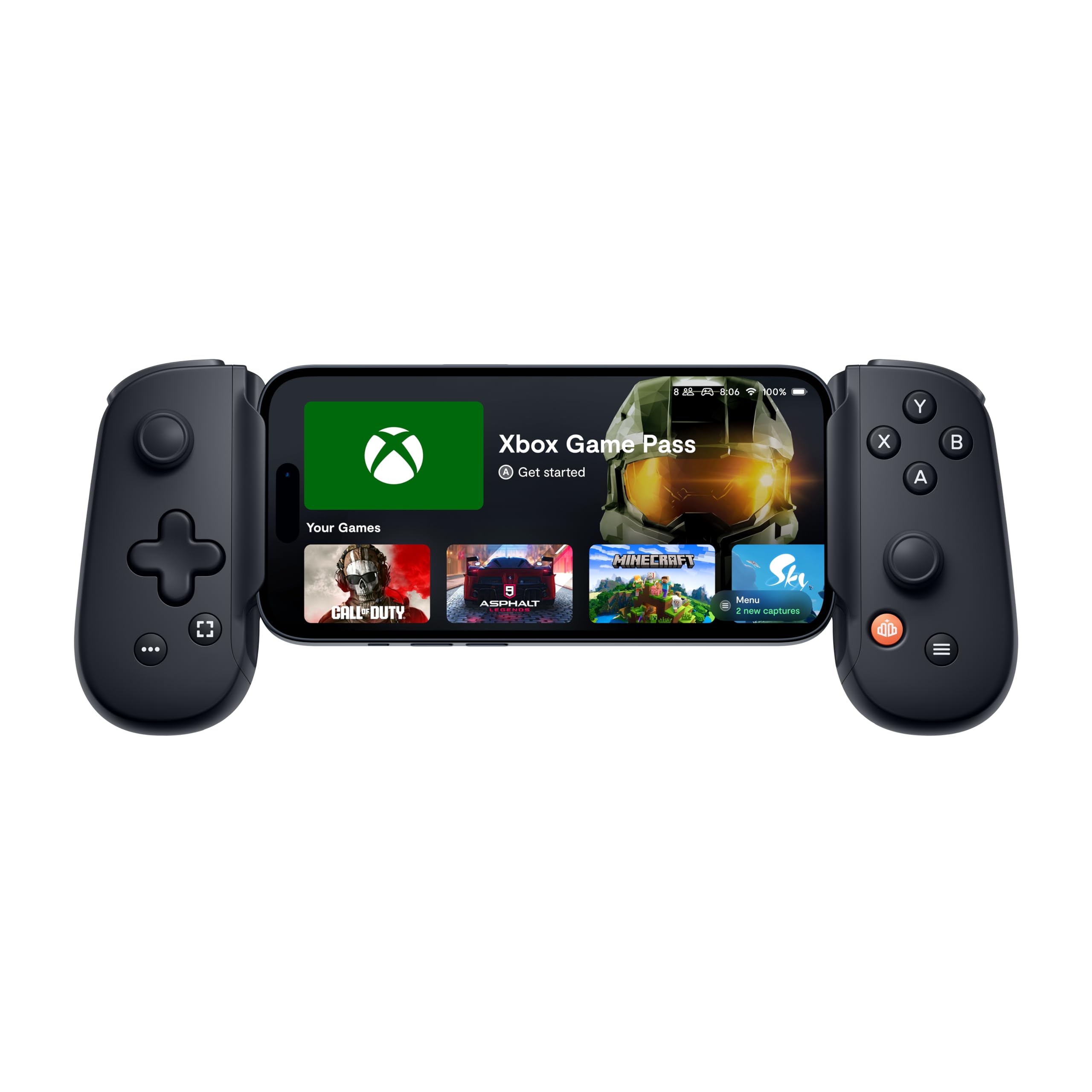 BACKBONE One Mobile Gaming Controller for Android and iPhone 15/16 Series (USB-C) - 2nd Gen
