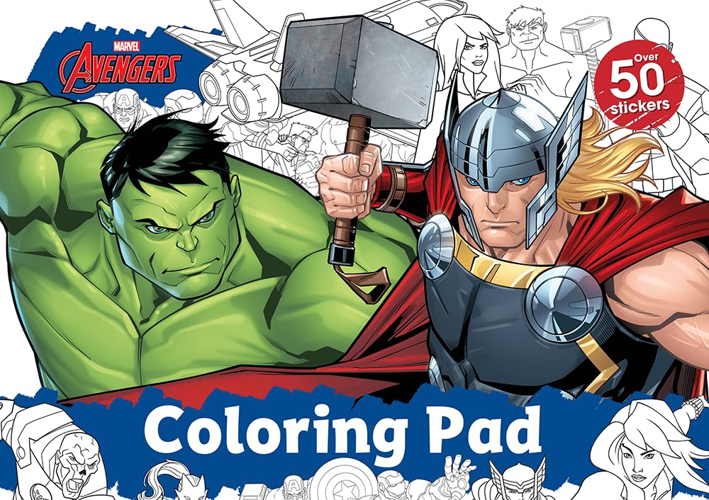 Marvel Avengers Wire Colouring pad