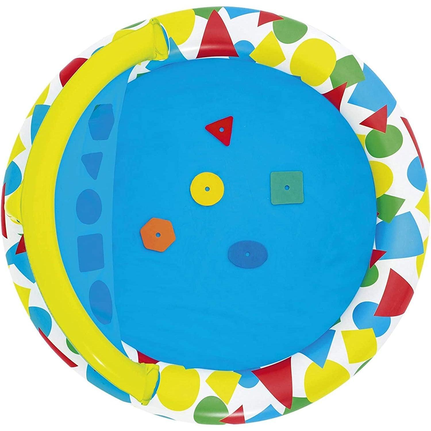 Bestway 52378 Splash & Learn Kiddie Pool‎ 120 x 117 x 46 cm - BumbleToys - 8-13 Years, Bestway, Boys, Eagle Plus, Floaters, Island, Pre-Order, Sand Toys Pools & Inflatables