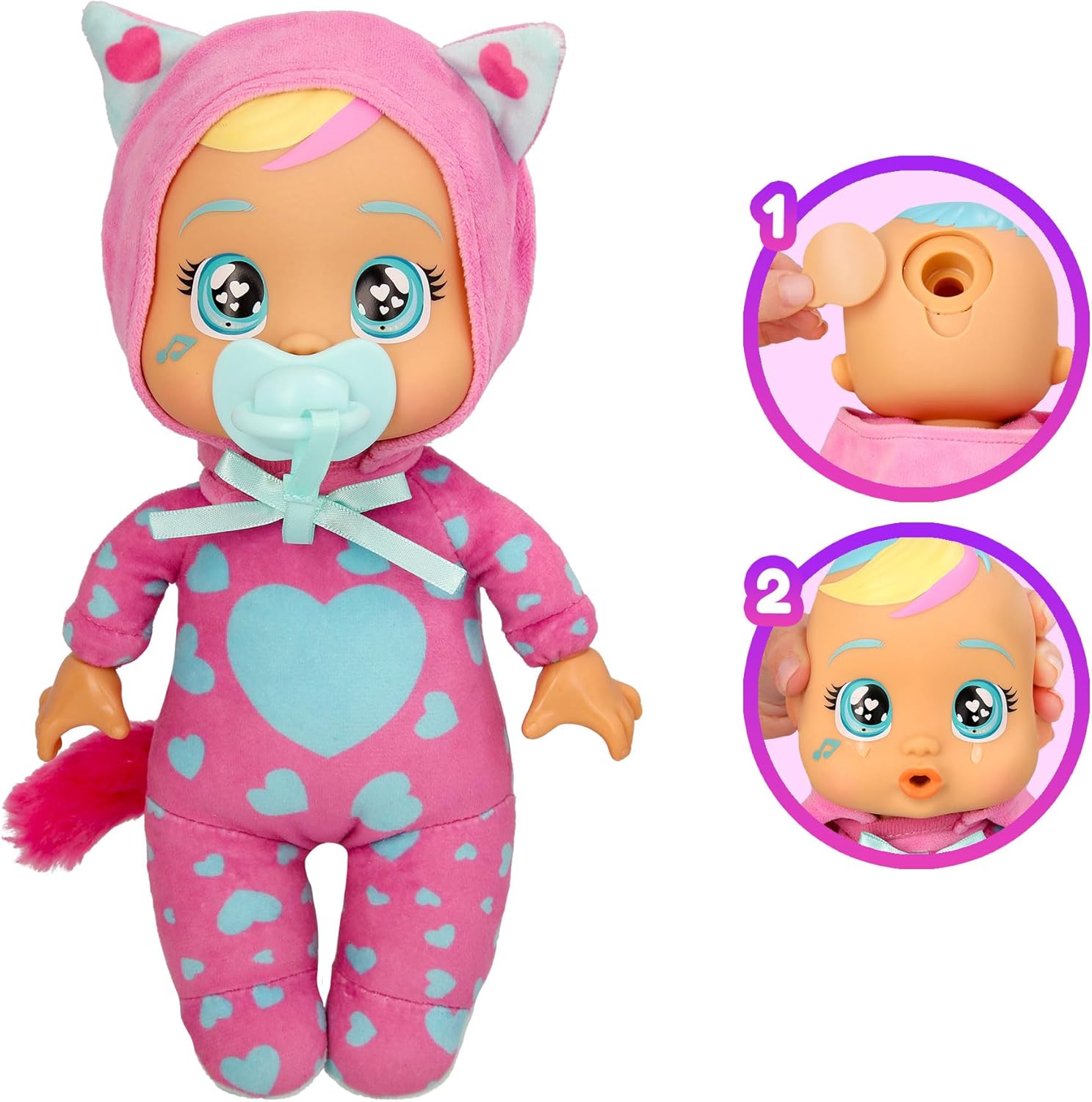 رعاية الأطفال البكاء الصغيرة - القلب الأرجواني