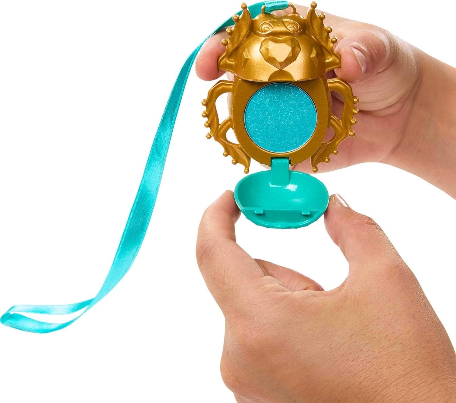 دمية مونستر هاي مع ملحقاتها، طقم تجميل كليو دي نايل جولدن جلام مع وشوم وملصقات وقلادة للأطفال 