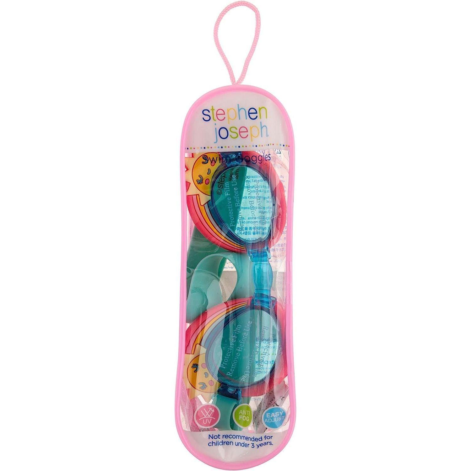 Stephen Joseph Swim Goggles - Rainbow - BumbleToys - 5-7 Years, Cecil, Girls, Goggles, Pre-Order