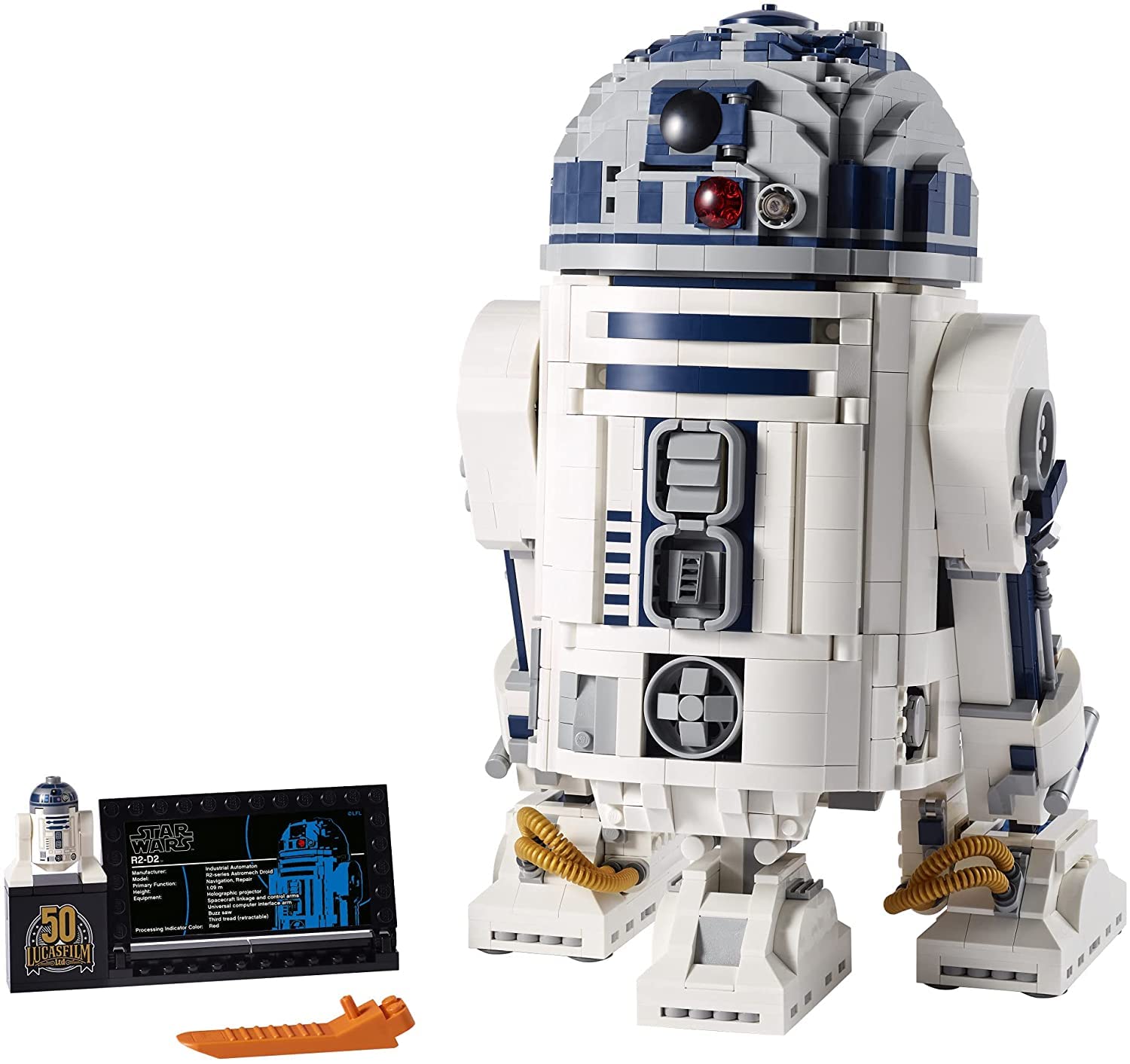 LEGO Star Wars R2-D2 75308 Droid Building Set for Adults, Collectible Display Model with Luke Skywalker’s Lightsaber, Great Birthday for Husbands, Wives, Any Star Wars Fans