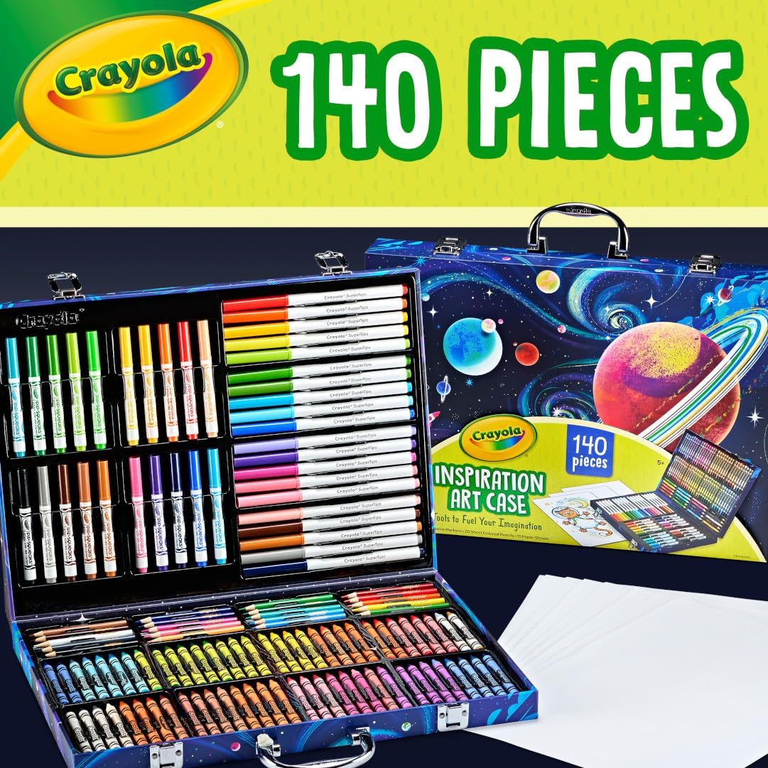 مجموعة CRAYOLA Inspiration Art - 140 قطعة