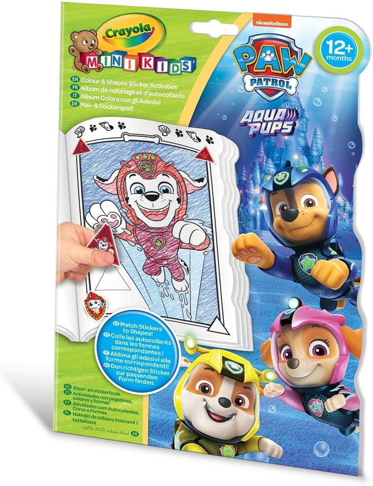 Crayola Vivid Imaginations Paw Patrol Colour and Shapes Activity Book