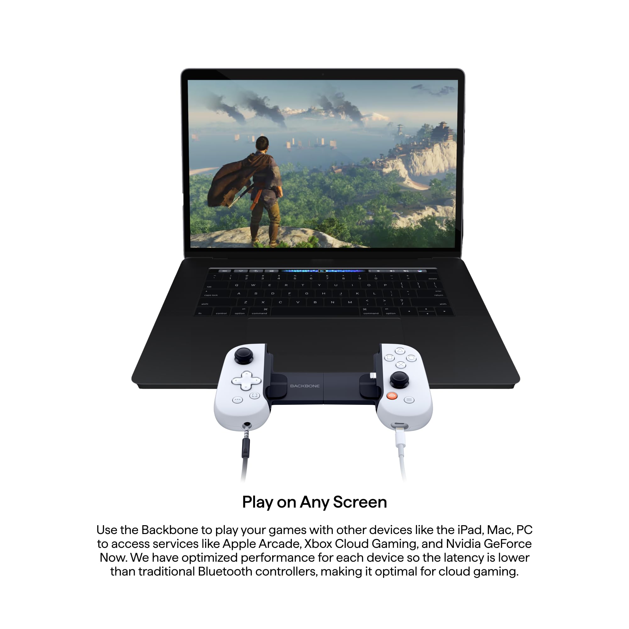 BACKBONE One Mobile Gaming Controller for Android and iPhone 15/16 Series (USB-C) - 2nd Gen