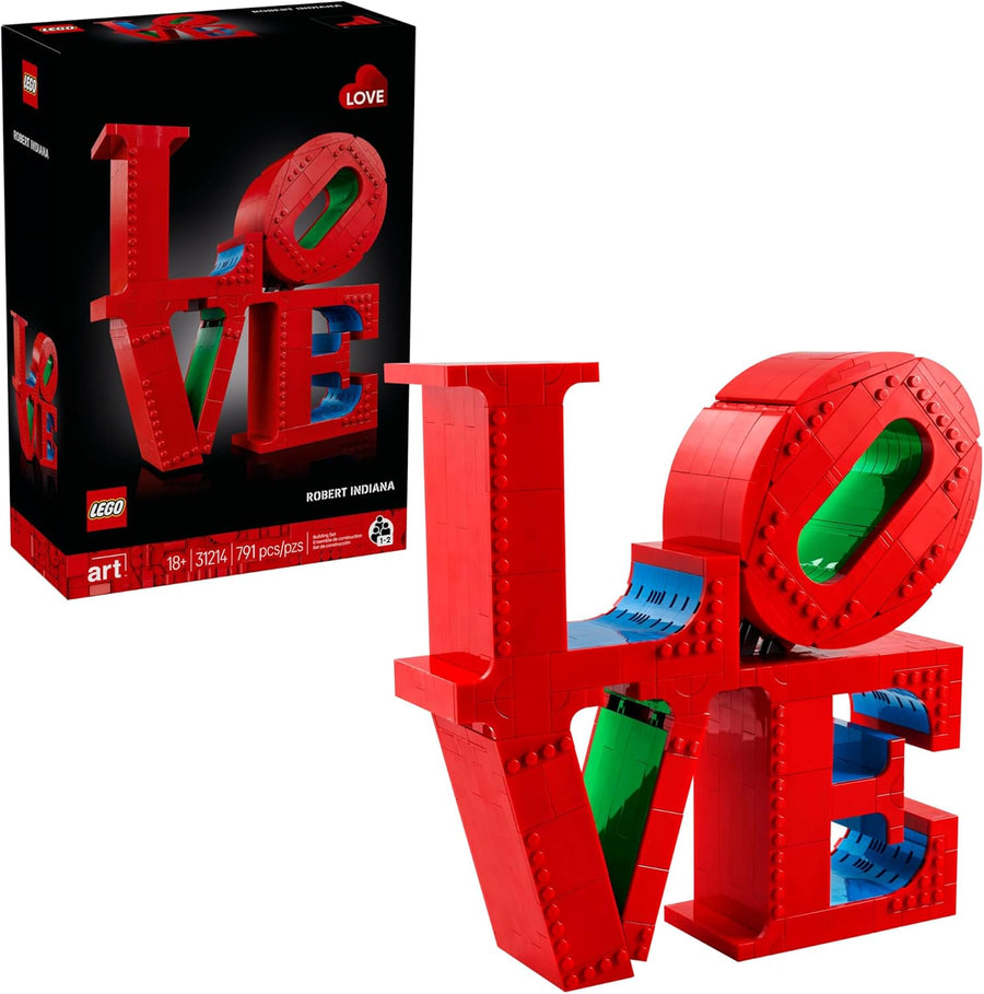 مجموعة بناء LEGO Art Love القابلة للتجميع - مجموعة تركيب ذاتي للبالغين، من عمر 18 عامًا فما فوق - هدايا لأعياد الميلاد - ديكور منزلي للعرض على الطاولة - 31214 
