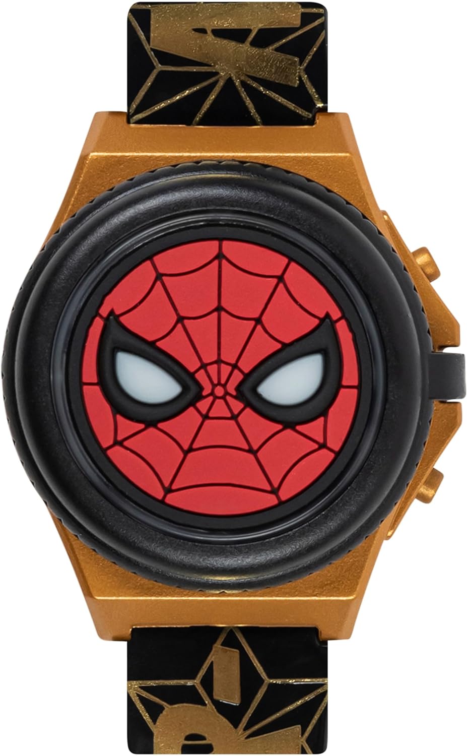 ساعة Accutime SPD4593AZ Marvel Boy's Spiderman المضيئة الرقمية مع وجه مفتوح
