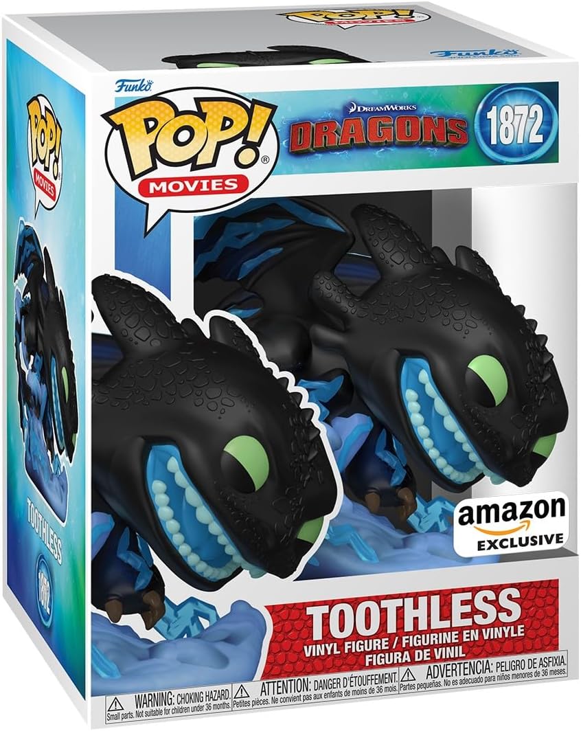 Funko Pop! Premium: How to Train Your Dragon - Toothless (with Lightning)